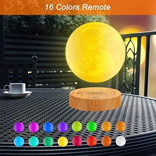 Floating Moon Lamp 16 Color Magnetic Levitating LED Light