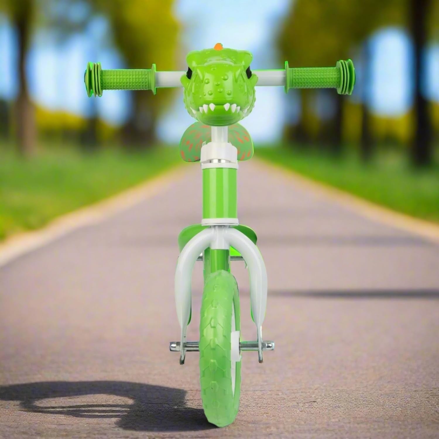 8" Kids Balance Bike Adjustable Seat Toddler Training Bicycle Green