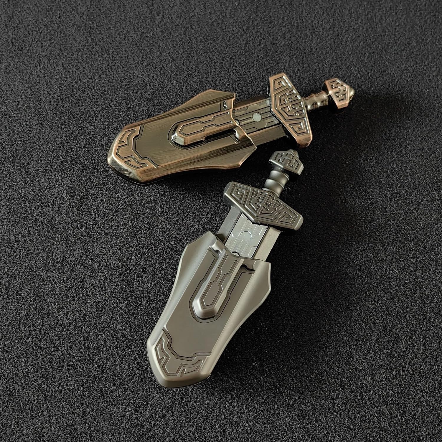 Magnetic Sword Fidget Slider Metal Clicker Stress Relief EDC
