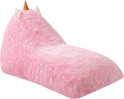 Large Pink Unicorn Kids Bean Bag Chair with Removable Washable Cover