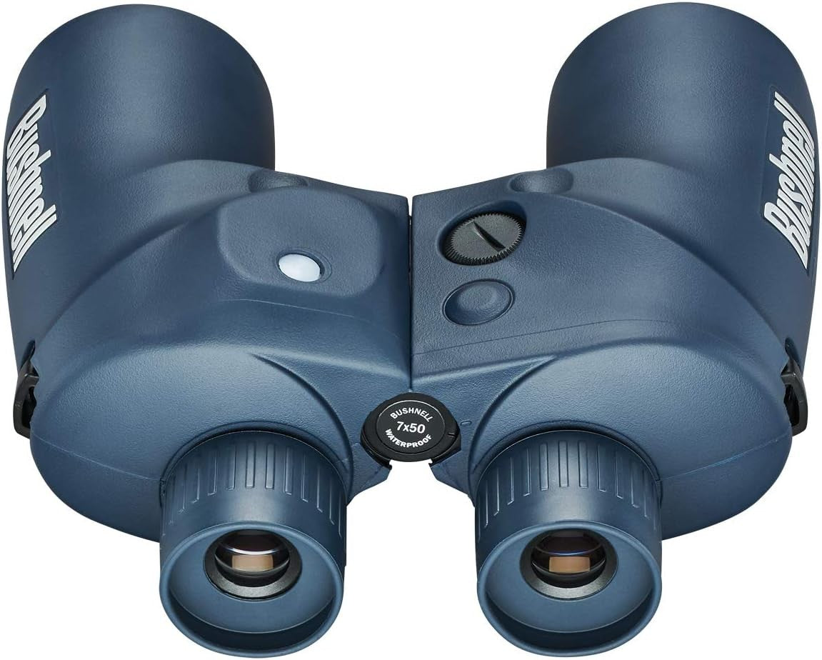 7x50 Marine Waterproof Binoculars Compass Rangefinder Fogproof Boating