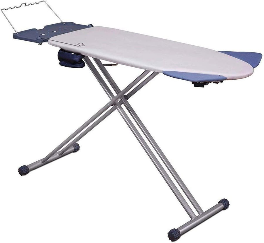 Extra Wide Ironing Board Shoulder Wings Height Adjustable Heavy Duty 160x56cm