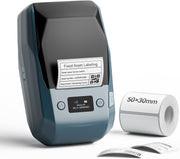 Bluetooth Thermal Transfer Label Printer 20-50mm Black