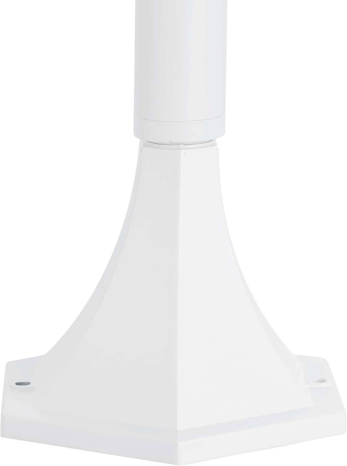 120cm Victorian Outdoor Lamp Post White Cast Aluminium