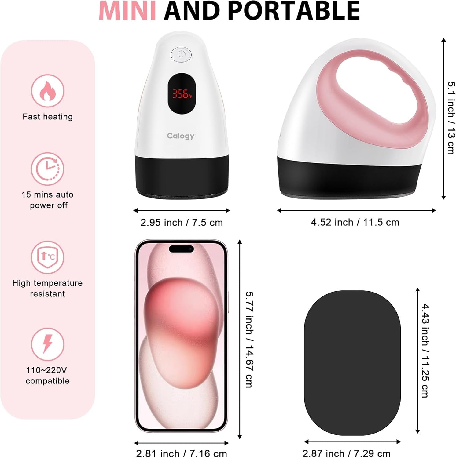 Mini Heat Press Machine Heat Transfer Tool for T Shirts Hats Crafts