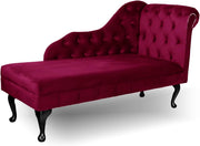 Velvet Tufted Chaise Lounge Sofa Right Hand – Handmade Comfort & Style