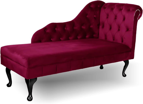 Velvet Tufted Chaise Lounge Sofa Right Hand – Handmade Comfort & Style