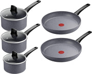 5pcs Eco-Friendly Non Stick Cookware Set – Mineral Coating, Induction Safe