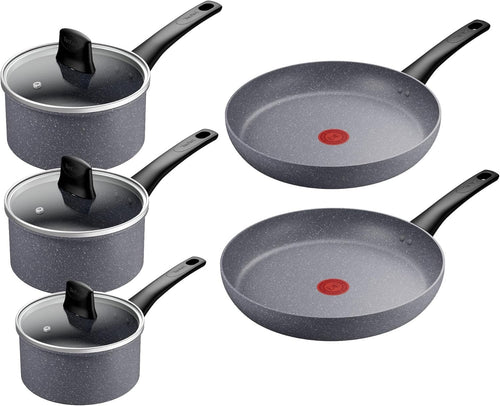 5pcs Eco-Friendly Non Stick Cookware Set – Mineral Coating, Induction Safe