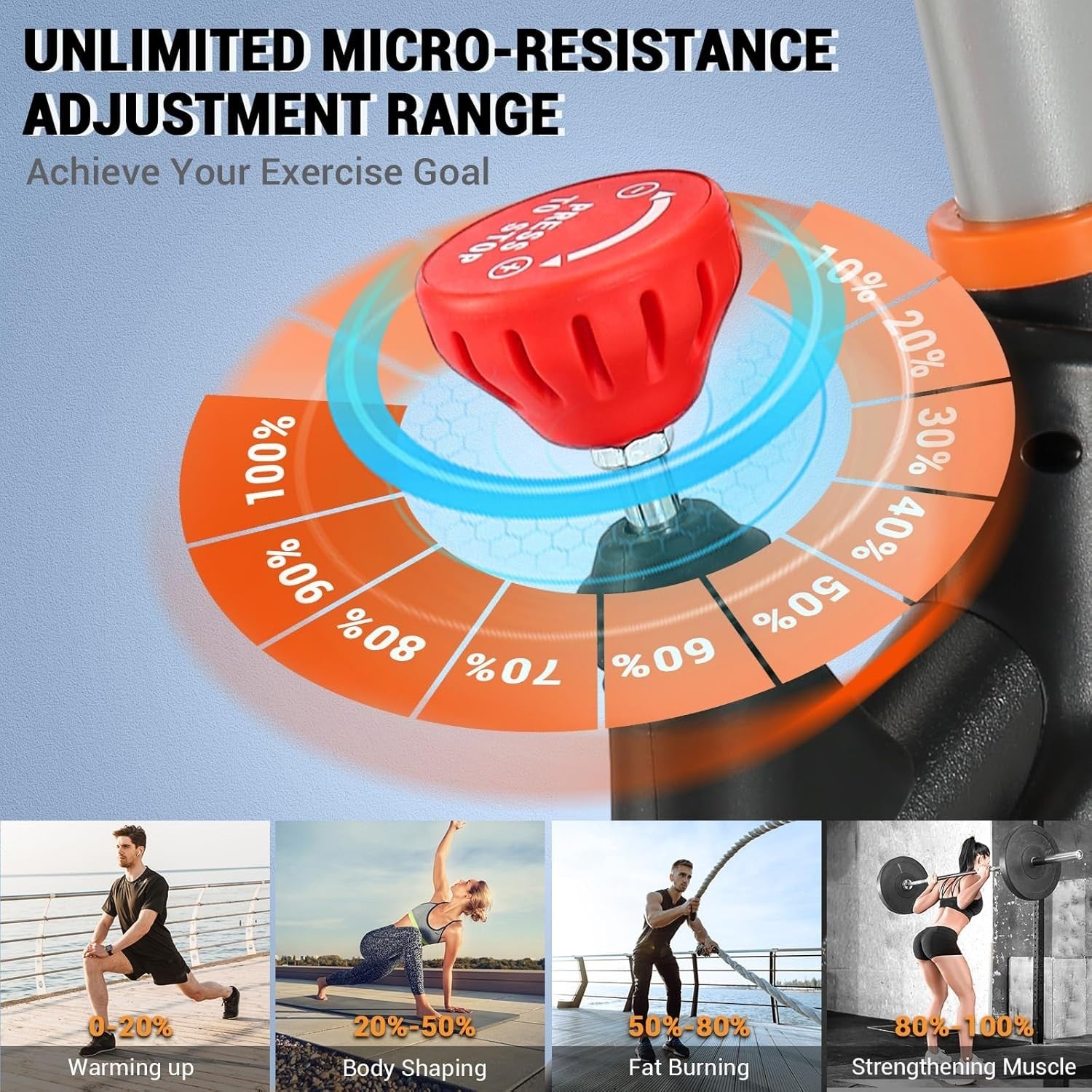 Silent Belt-Drive Indoor Spin Bike w/ Heavy Flywheel, LCD Display & APP Support