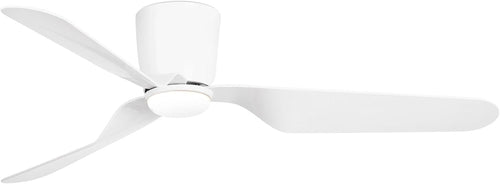 FARO BARCELONA PEMBA 132CM LED Ceiling Fan, White, 6-Speed, Remote