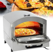 Outdoor Pizza Oven Stainless Steel | Electric Gas Countertop Pizza Maker 500°C