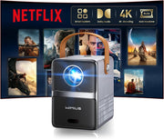 Netflix Dolby 1080P Smart Projector WiFi 6 Bluetooth Short Throw