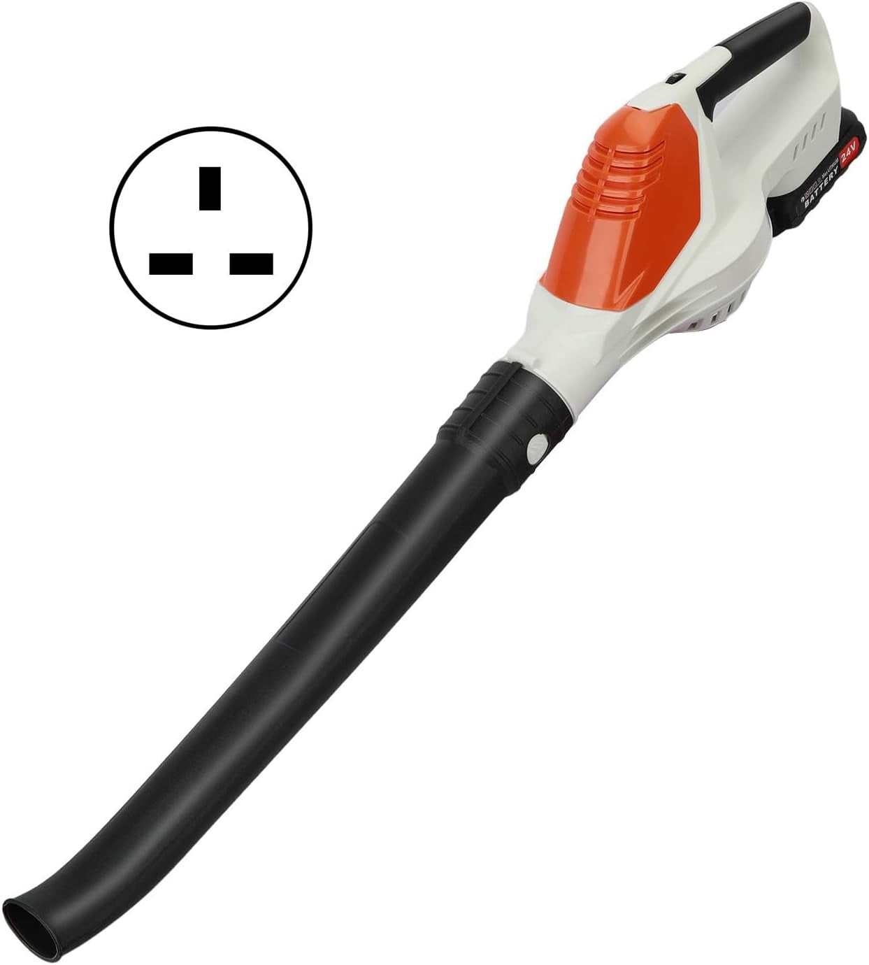 Cordless Leaf Blower 24V Dual Battery 5-Speed Lightweight Garden Cleaner
