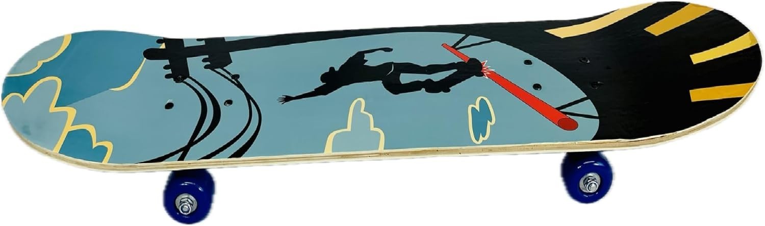 31in Double Kick Beginner Skateboard Maple Deck Trick Cruiser Adult