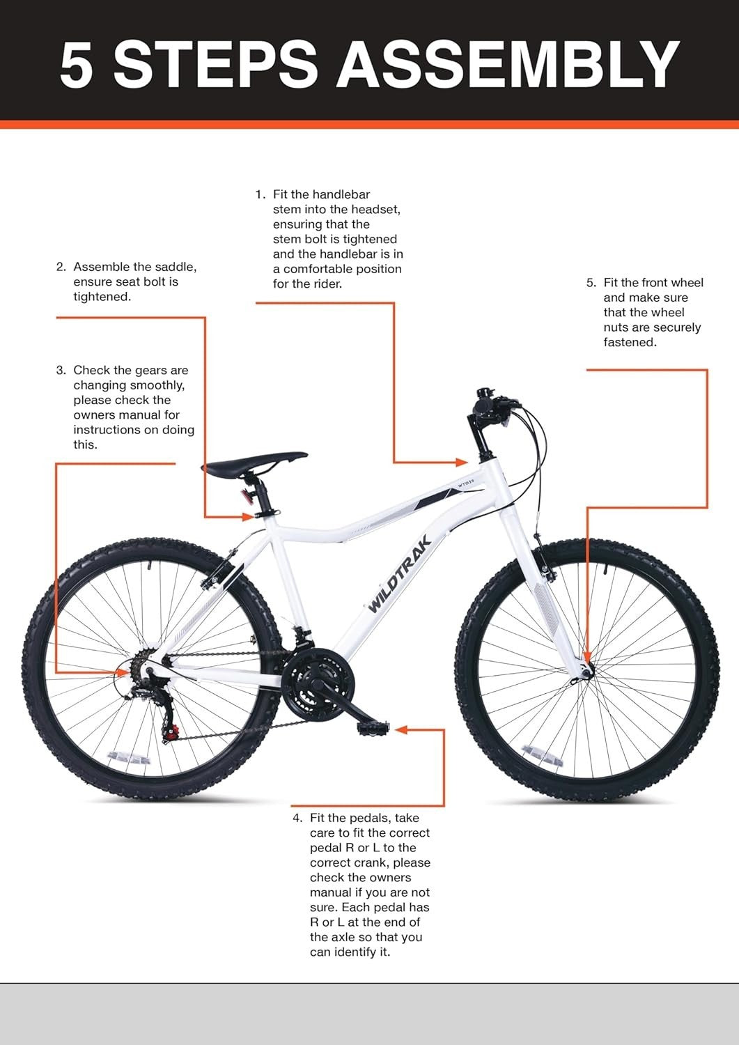 26" Alloy Mountain Bike 18 Speed Shimano Gears Adult MTB Disc Brake