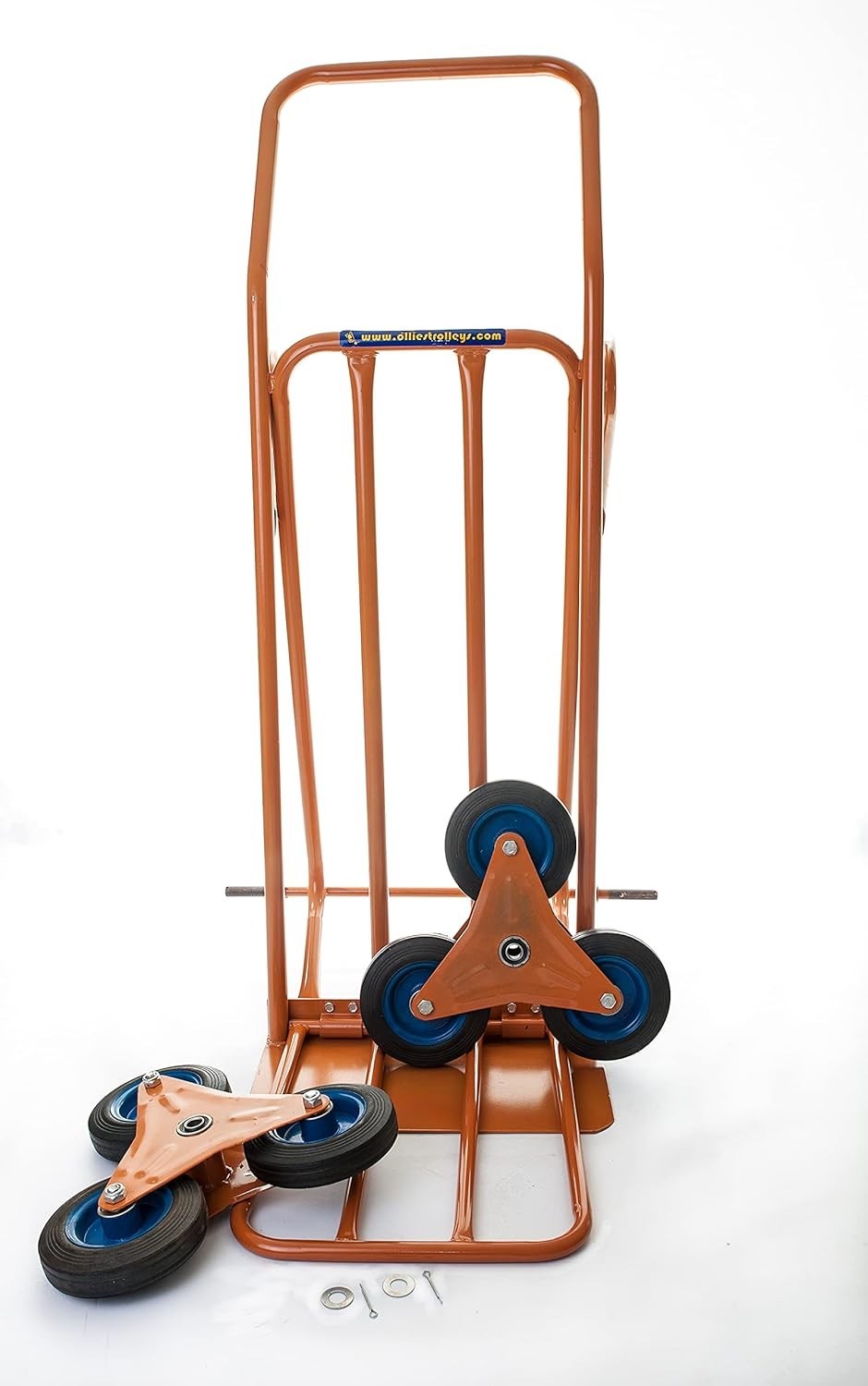 Heavy Duty Stair Climber Sack Truck 200kg Triple Wheel Extended Load Plate