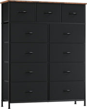 Tall Chest of Drawers 11 Drawer Storage Unit for Bedroom Living Room