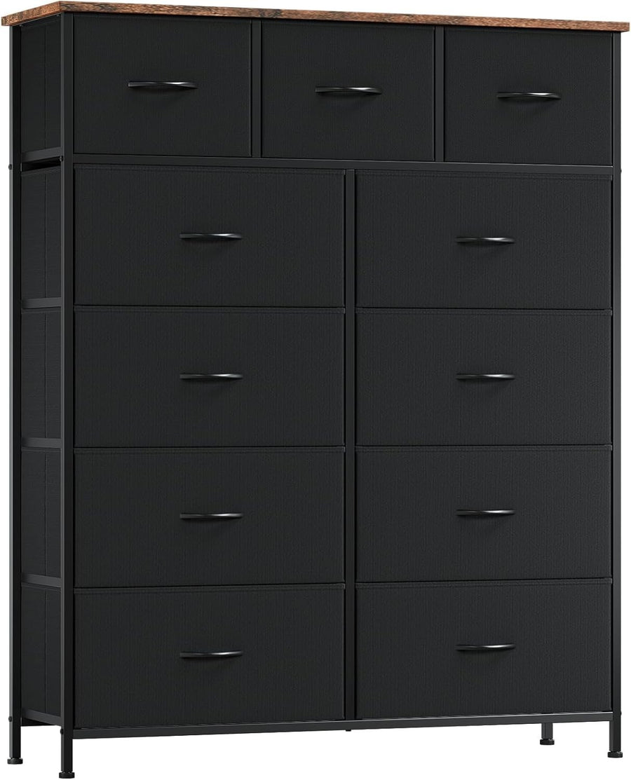 Tall Chest of Drawers 11 Drawer Storage Unit for Bedroom Living Room