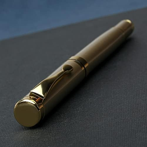 Luxury Gold Ballpoint Pen Executive Gift Box Black Ink Refillable 0.5mm