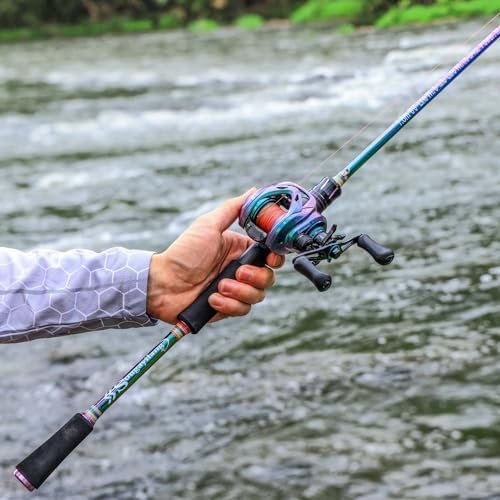 2.1m Lightweight Carbon Fiber Spinning Rod Reel Combo Fishing Kit