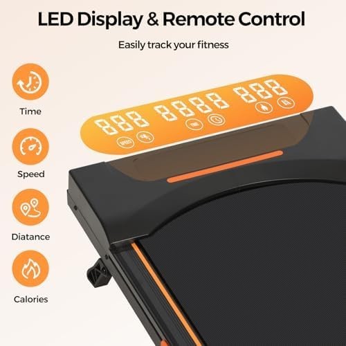 3-in-1 Incline Walking Pad Treadmill Compact Home Office LED Remote