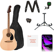 Dreadnought Acoustic Guitar Pack Full Size Beginner Kit Natural