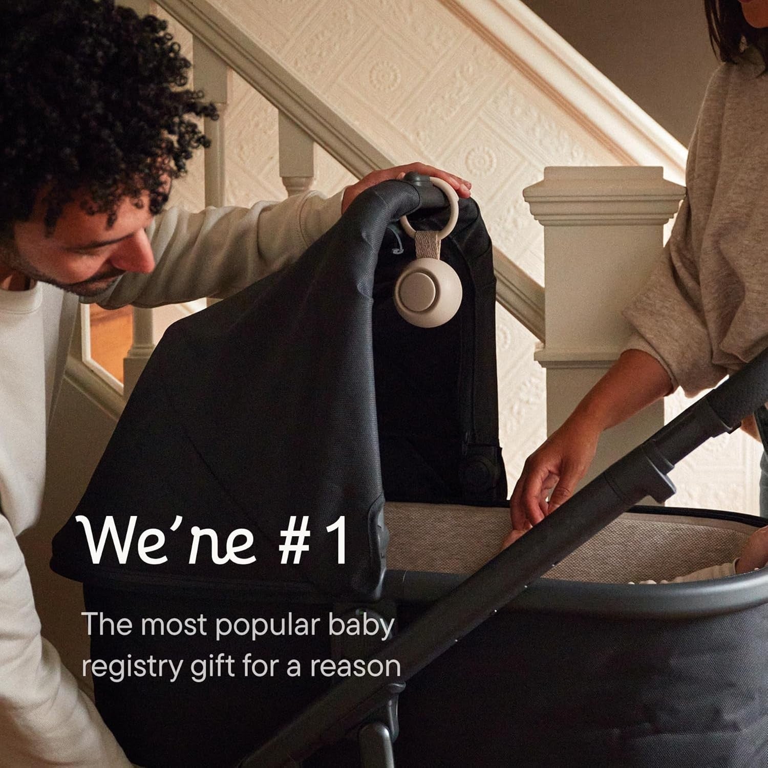 Portable Baby Sound Machine with 10 Soothing Noises & Clip-On Travel Design