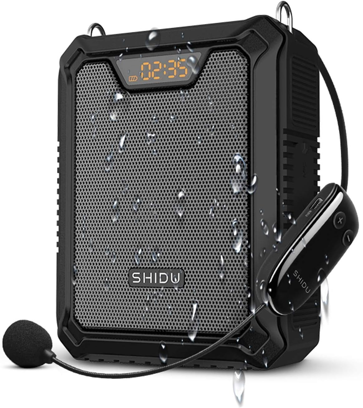 30W Portable Voice Amplifier Bluetooth Speaker UHF Mic IPX6