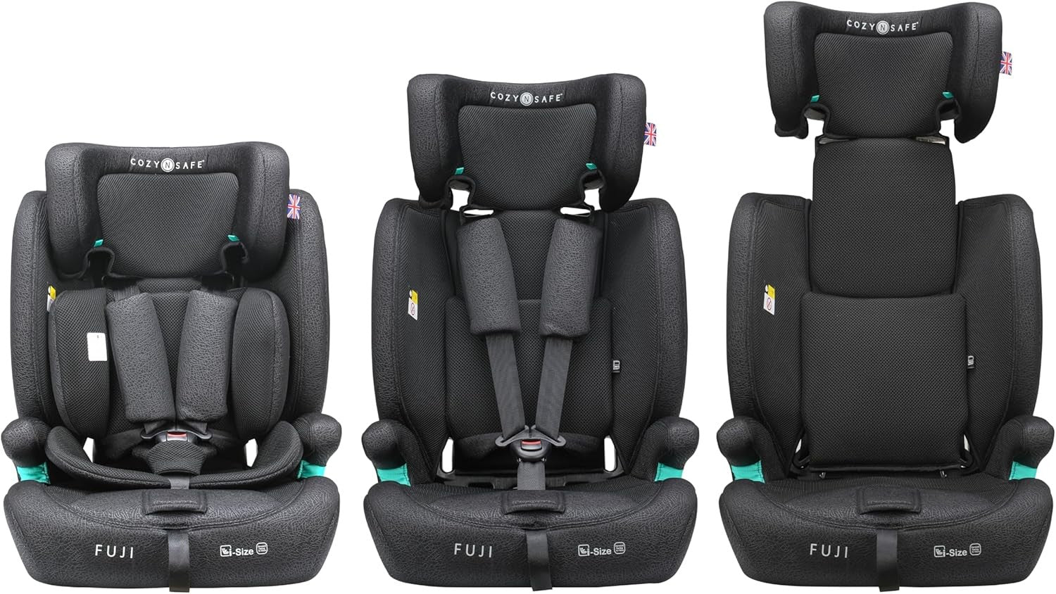 i-Size High Back Booster Car Seat 76–150cm 0–12 Years Impact