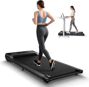 Under Desk Walking Pad Treadmill 6km/h Quiet Compact Home Office