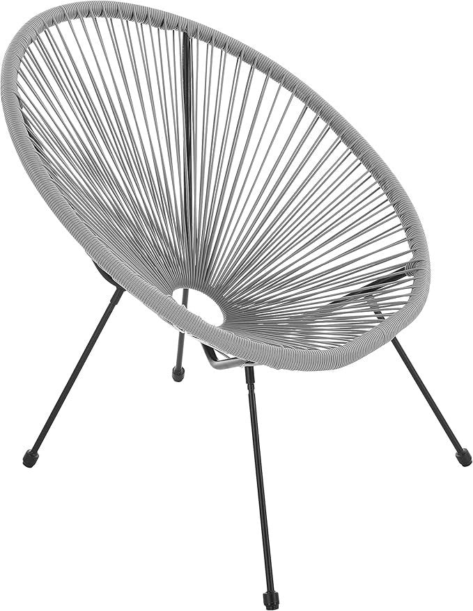 Rattan Garden Set 2 Chairs + Glass Table | Weatherproof, Easy Assembly