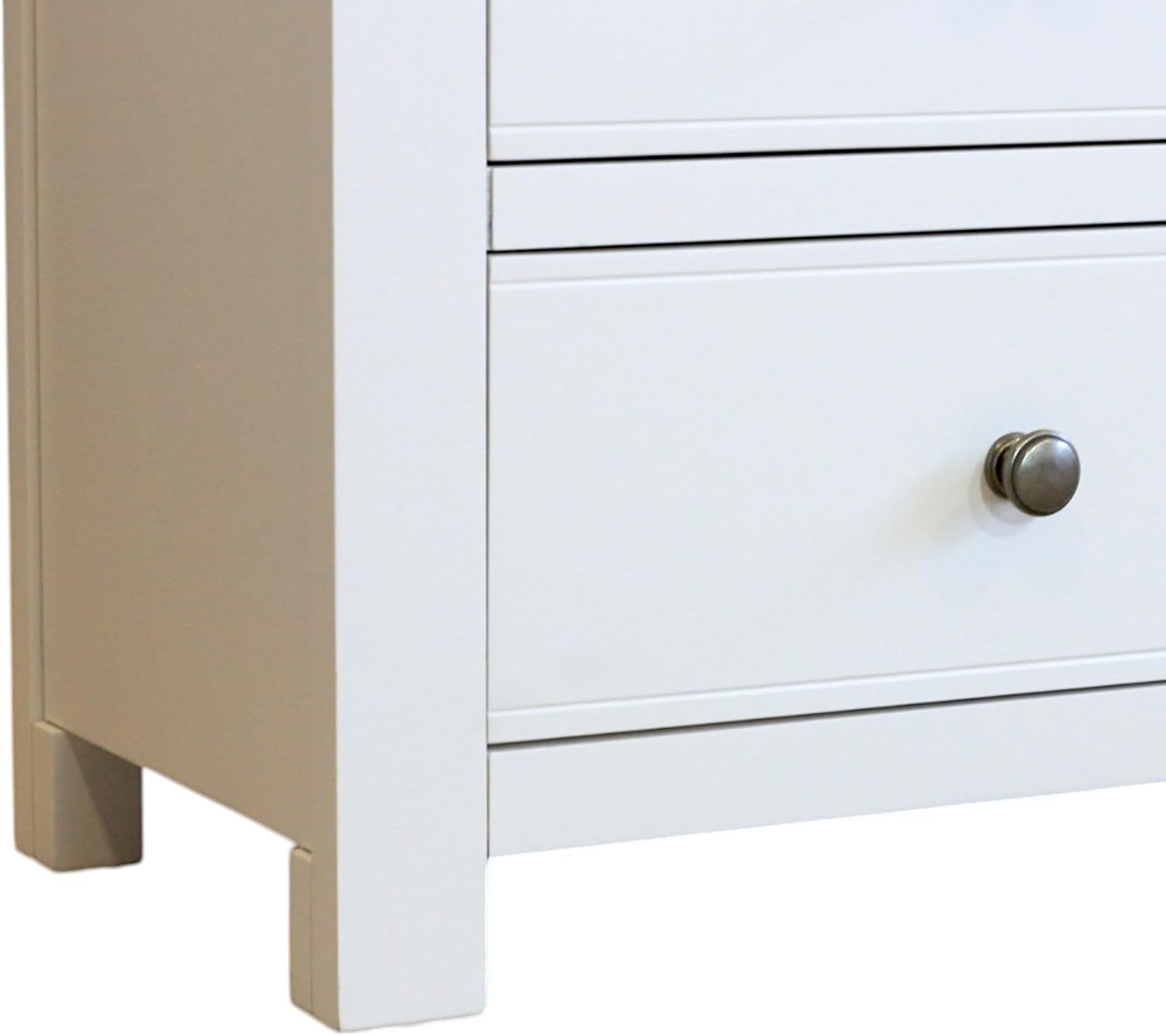 White Oak Top Solid Wood Chest 6 Drawer Dresser Bedroom Storage Unit