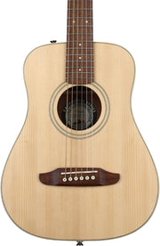 Mini Acoustic Guitar Natural 3/4 Size Spruce Top w/ Gig Bag