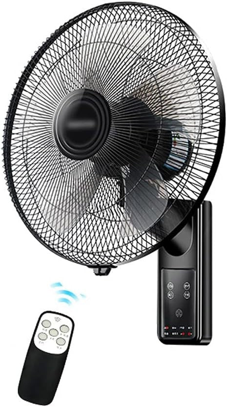 18-Inch Wall Fan – Remote Control 3-Speed Oscillating Electric for Home & Cafe