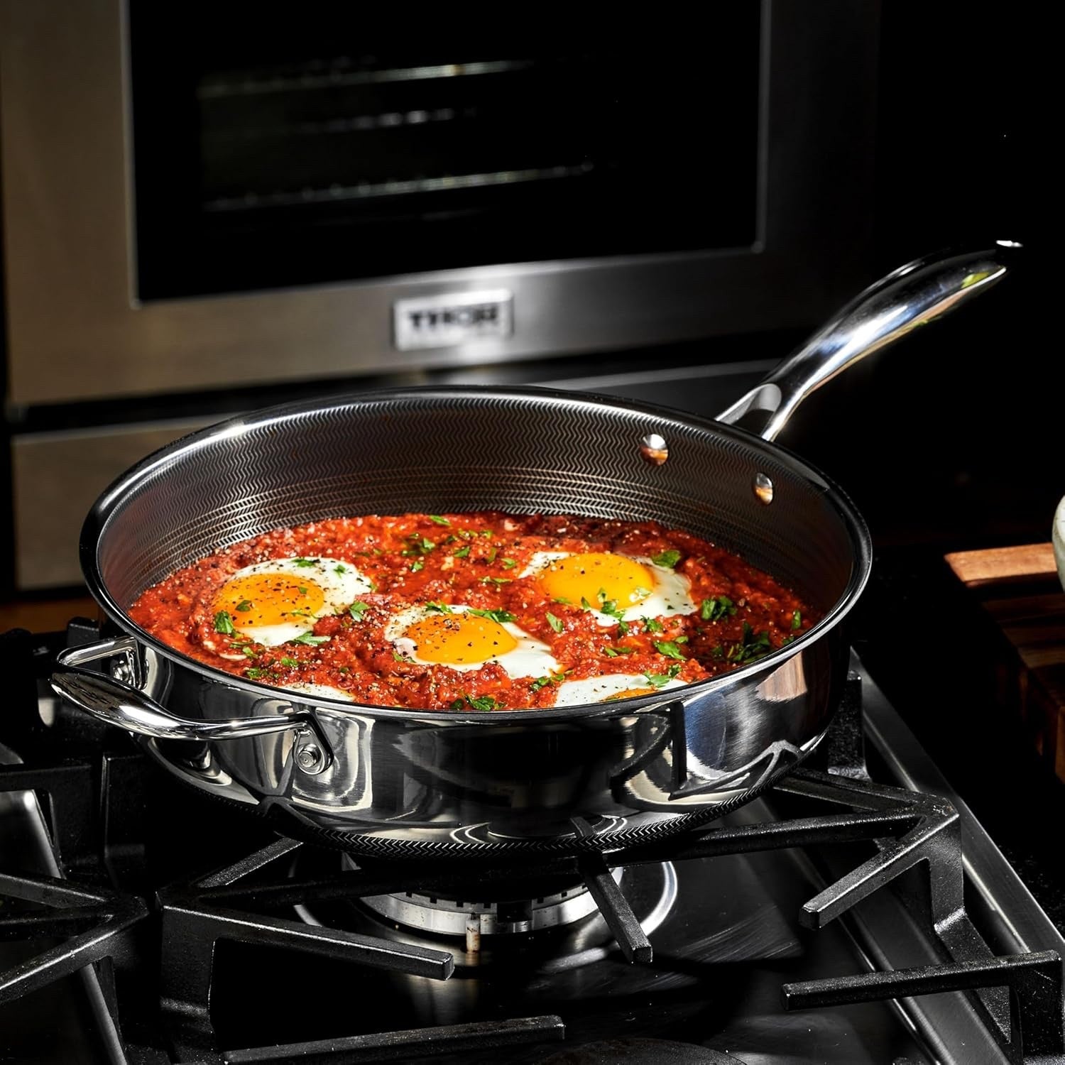 3L Hybrid Non Stick Saucepan with Lid – Induction & Oven Safe Pan