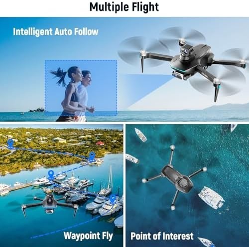 4K GPS Drone with Camera, 360° Obstacle Avoidance, Brushless Motor  249g