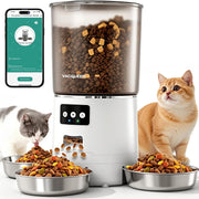 3 Bowl Automatic Cat Feeder 6L WiFi Pet Food Dispenser for 3 Cats