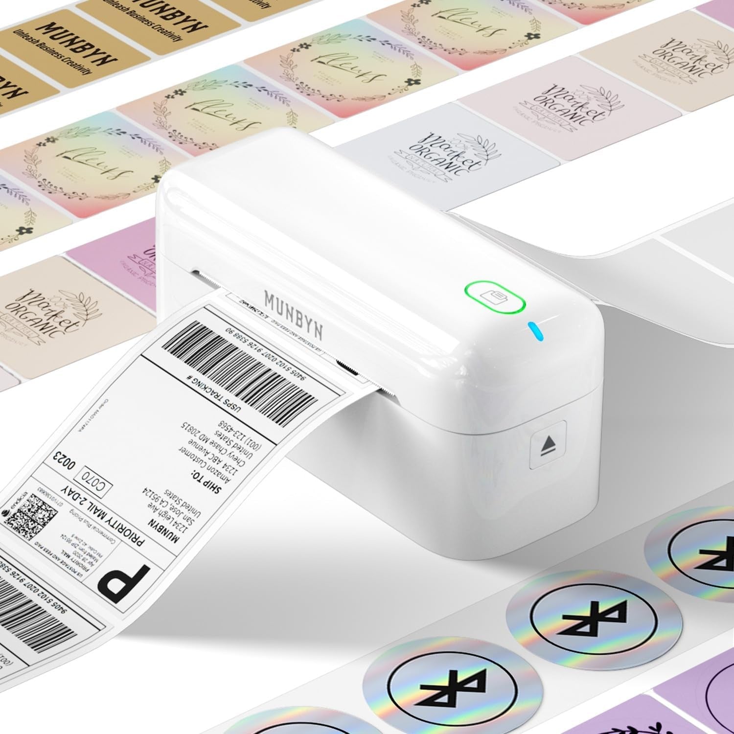 Bluetooth 4x6 Shipping Label Printer Thermal for eBay Etsy