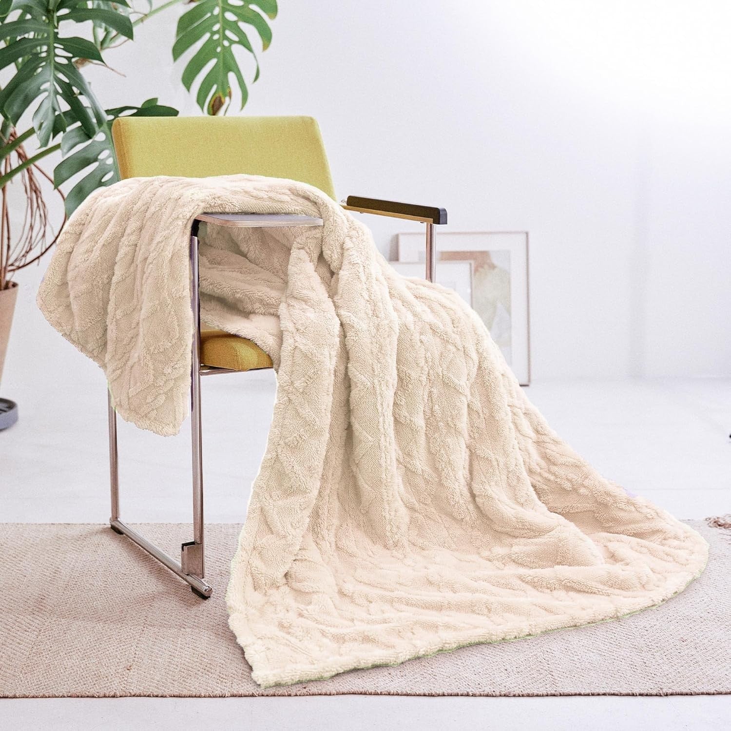 Electric Heated Throw Blanket Soft Large 9 Heat Levels Timer Washable 130x160cm