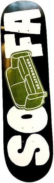 Green Logo 8.125" Canadian Maple Skateboard Deck – Durable Street & Park