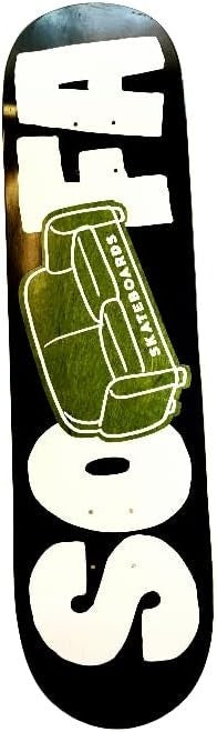 Green Logo 8.125" Canadian Maple Skateboard Deck – Durable Street & Park