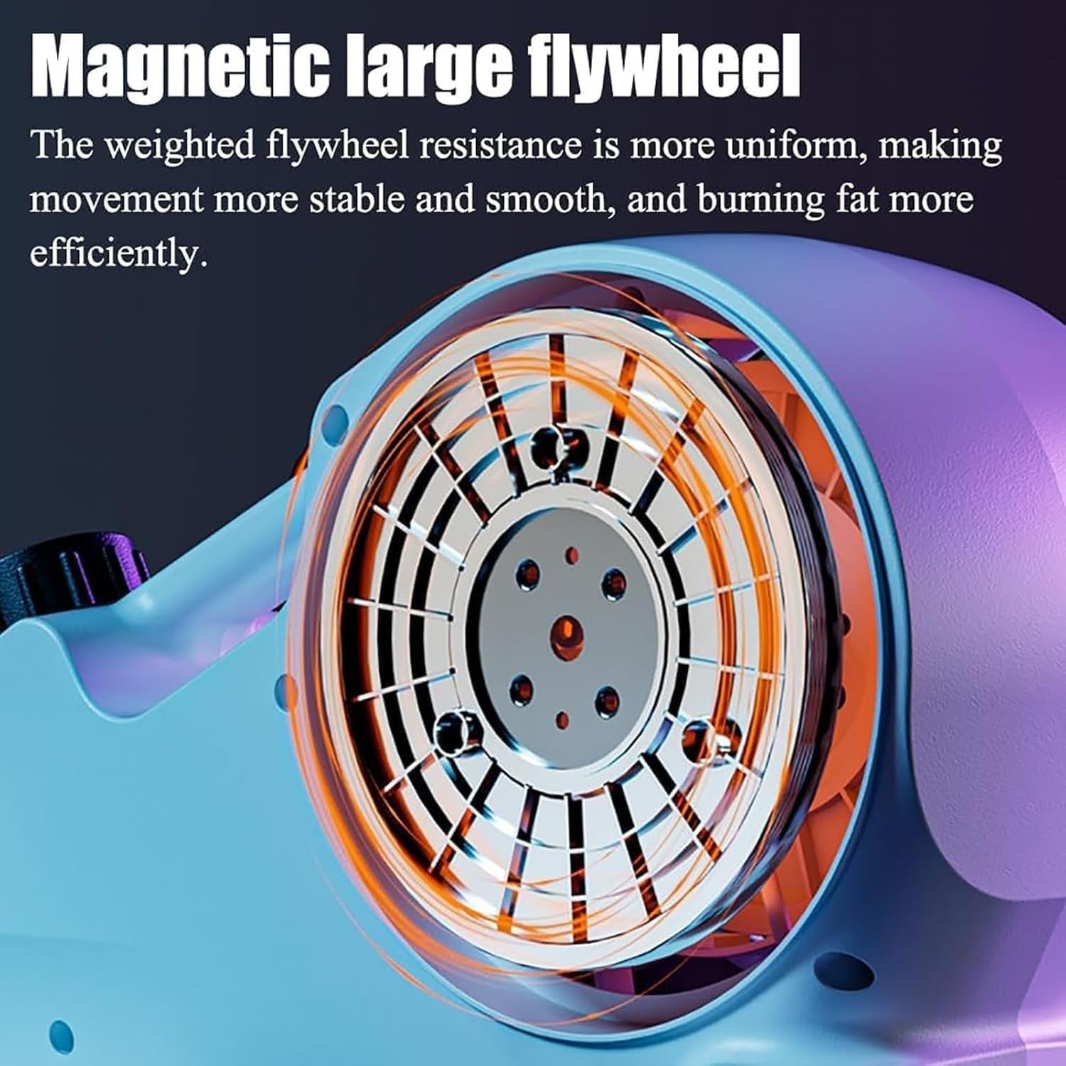 Under Desk Elliptical Seated Pedal Exerciser Electric Quiet 8 Speed