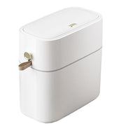 8L Touchless Smart Trash Can Narrow Bathroom Bin Auto Drawstring Lid