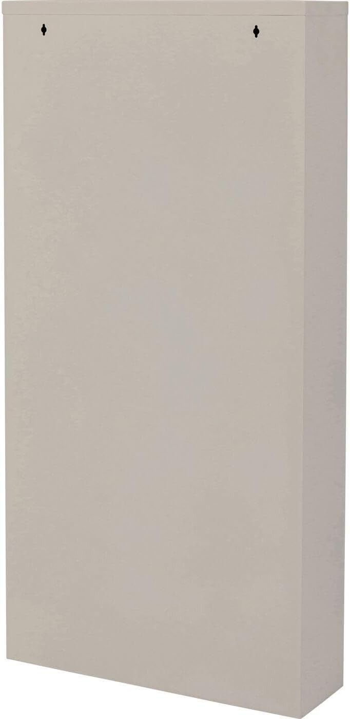 Slim Metal Shoe Storage Cabinet with Tipping Drawers – Cream Hallway Unit 115cm
