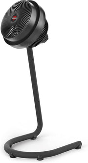 Full Size Floor Fan – Adjustable Height Tilt Air Circulator Quiet 3-Speed Black
