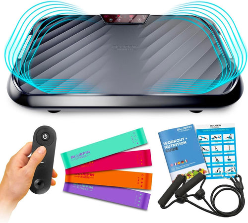 Compact Vibration Plate Exercise Machine 99 Levels 9 Programs Home Fitness