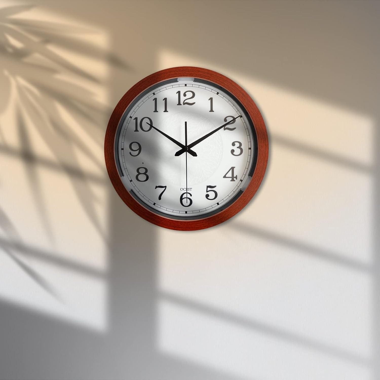 Luminous LED Wall Clock 13cm Silent Glow-in-Dark Large Display Bedroom Home Deco
