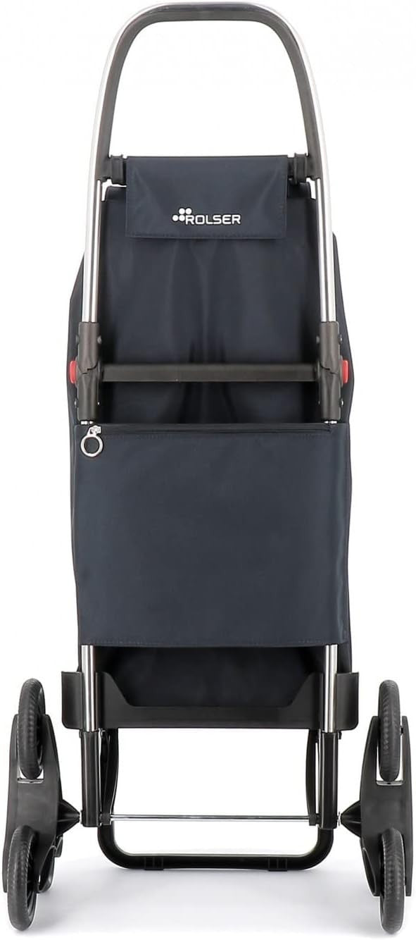 6 Wheel Stair Climber Foldable Shopping Trolley Lightweight Aluminium Gray
