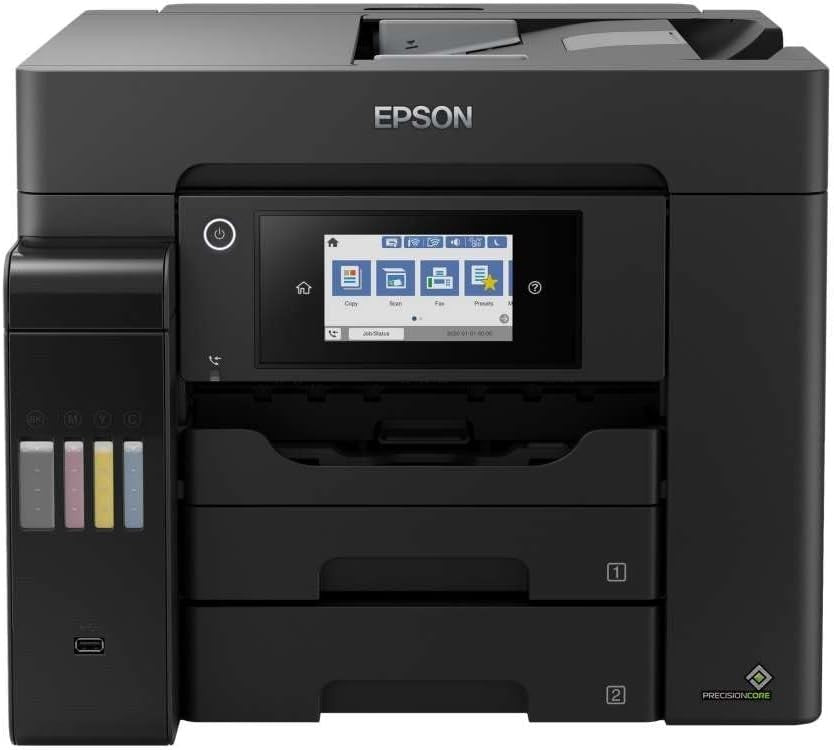 ET-5850 4-in-1 Wi-Fi Color Inkjet Printer Duplex Scanner Copier Fax A4